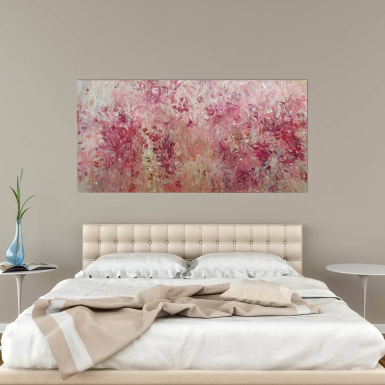 Original Abstract Botanic Painting by Andrea Edwards