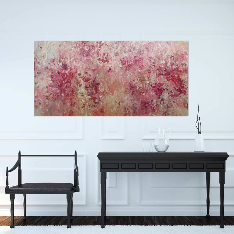 Original Abstract Botanic Painting by Andrea Edwards