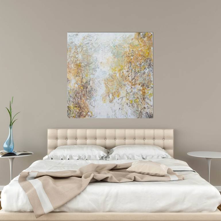 Original Abstract Botanic Painting by Andrea Edwards