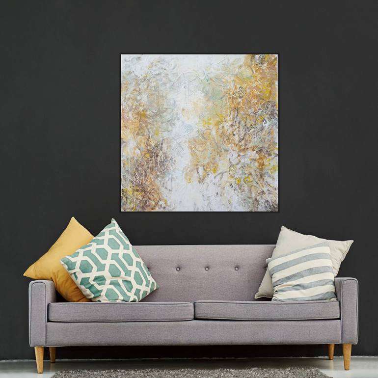 Original Abstract Botanic Painting by Andrea Edwards