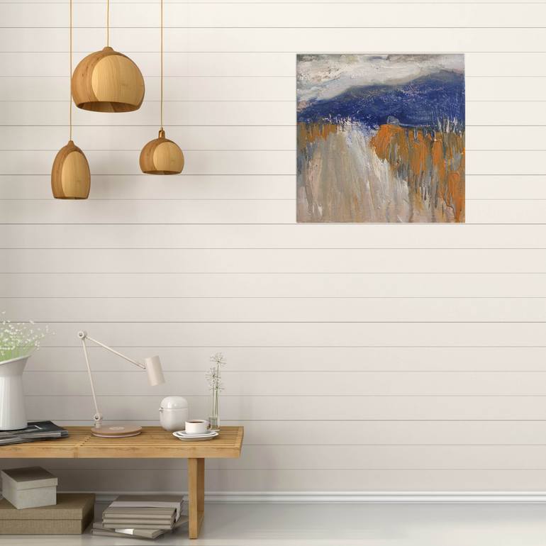 Original Abstract Expressionism Landscape Painting by Andrea Edwards