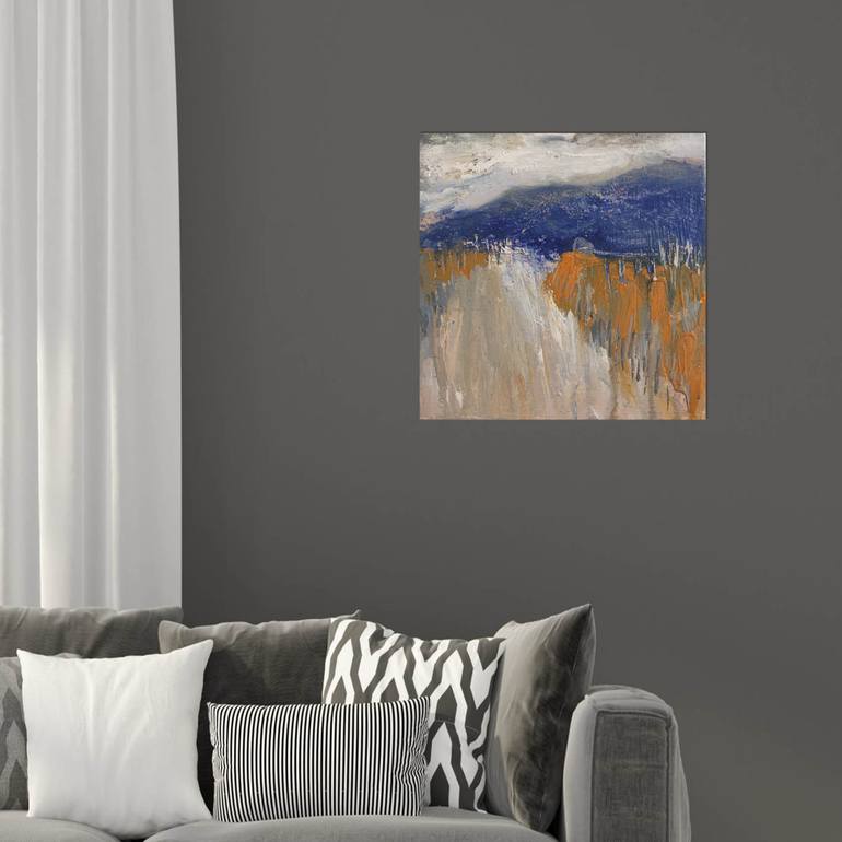 Original Abstract Expressionism Landscape Painting by Andrea Edwards