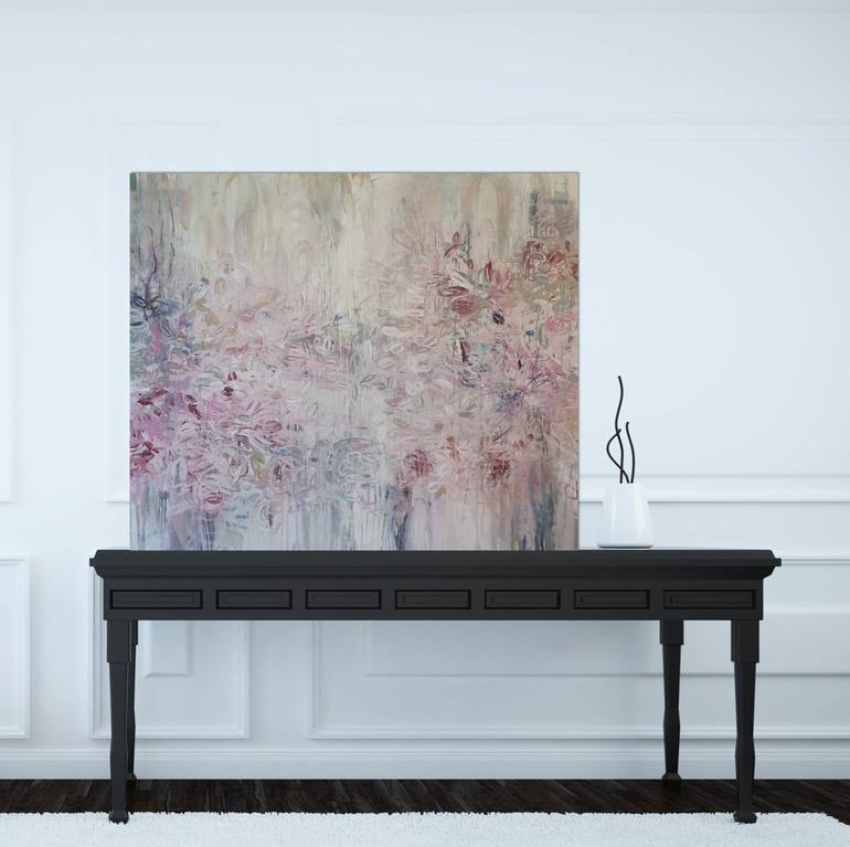 Original Abstract Botanic Painting by Andrea Edwards