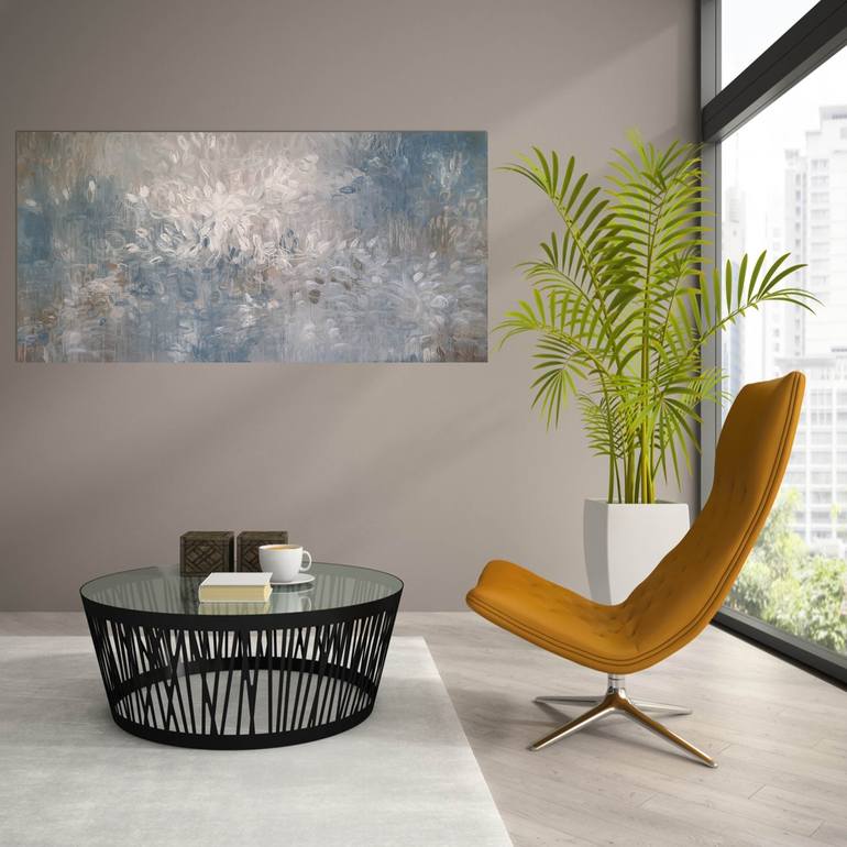 Original Abstract Expressionism Botanic Painting by Andrea Edwards