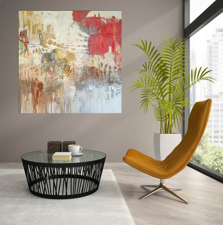 Original Abstract Landscape Painting by Andrea Edwards