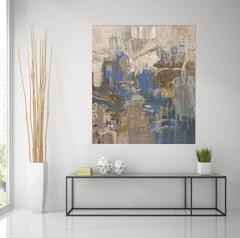 Original Abstract Landscape Painting by Andrea Edwards