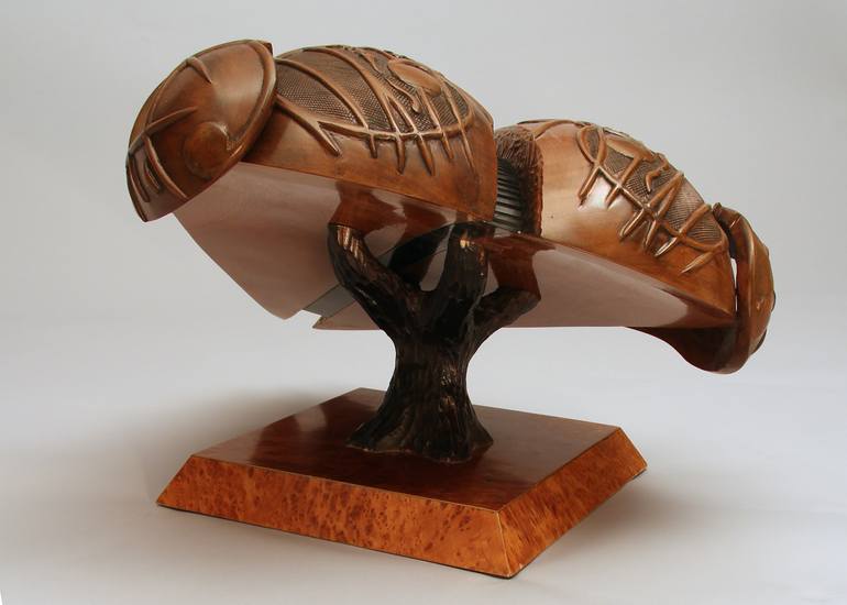 Original Abstract Religion Sculpture by Jerry Cox