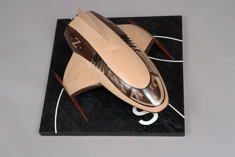 Original Conceptual Outer Space Sculpture by Jerry Cox