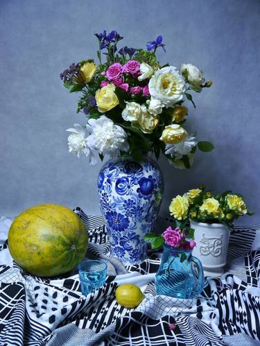 Still life with yellow roses - Limited Edition 2 of 20 thumb