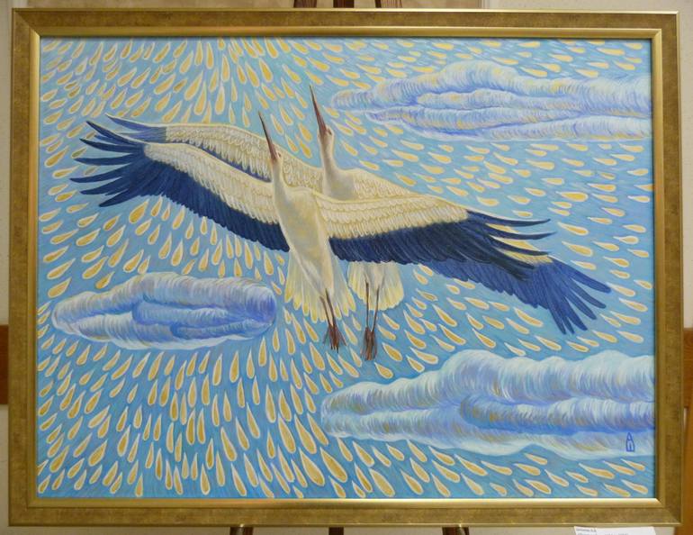 Original Modernism Animal Painting by Alla Shliakhova