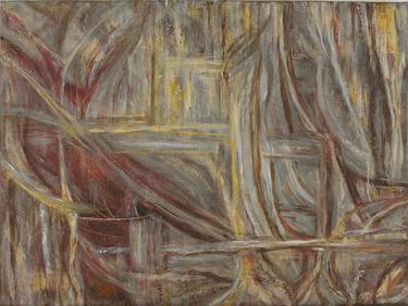 Original Abstract Expressionism Abstract Painting by Anita Barnard