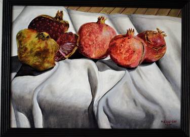 Original Realism Food Paintings by Esperanza Ruiz-Olmo