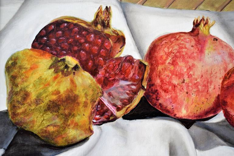 Original Realism Food Painting by Esperanza Ruiz-Olmo