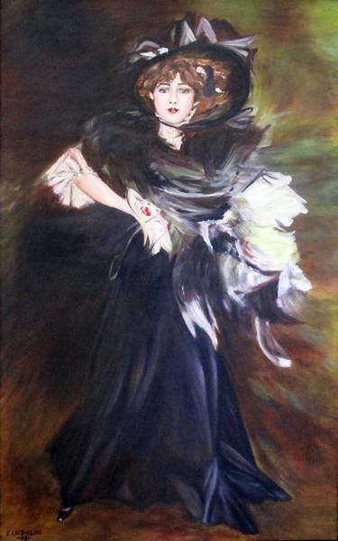 Original Impressionism Portrait Paintings by Esperanza Ruiz-Olmo