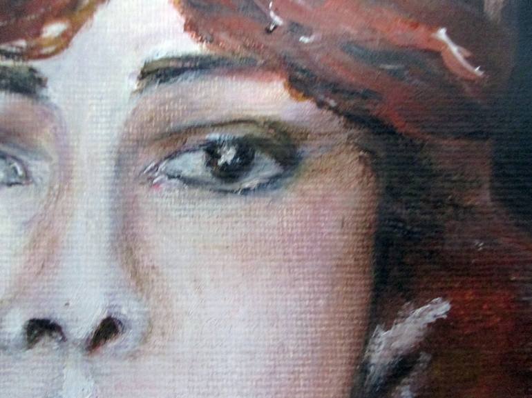 Original Impressionism Portrait Painting by Esperanza Ruiz-Olmo