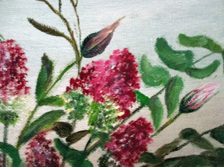 Original Impressionism Floral Painting by Esperanza Ruiz-Olmo