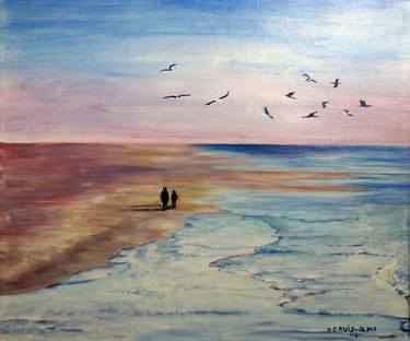 Original Beach Paintings by Esperanza Ruiz-Olmo