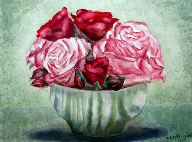 Original Floral Paintings by Esperanza Ruiz-Olmo