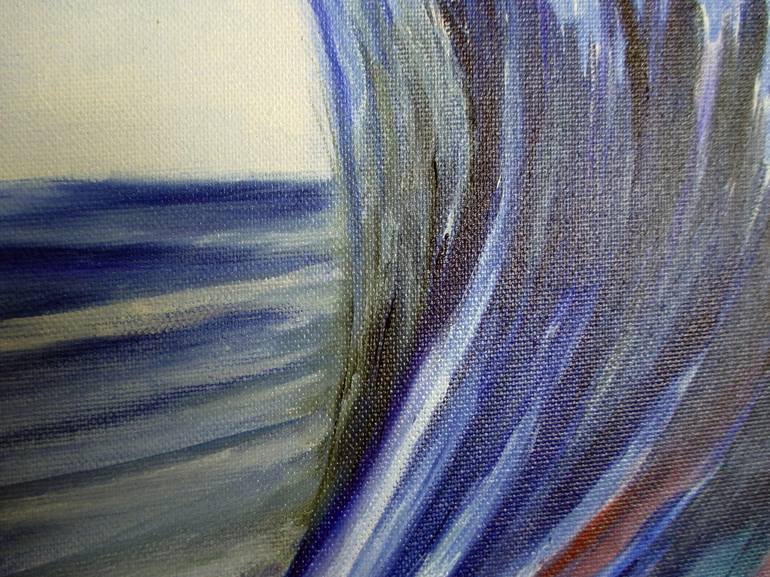 Original Impressionism Seascape Painting by Esperanza Ruiz-Olmo
