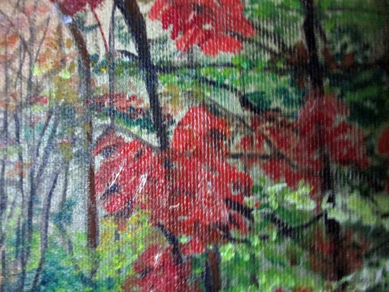 Original Impressionism Nature Painting by Esperanza Ruiz-Olmo