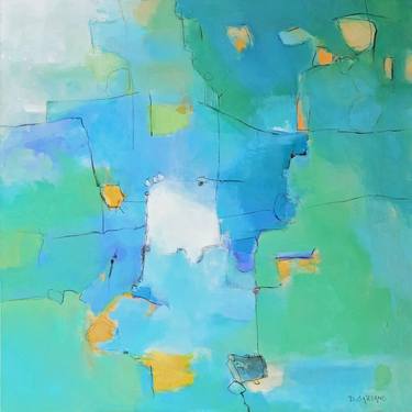 Original Fine Art Abstract Paintings by Dorothy Gaziano