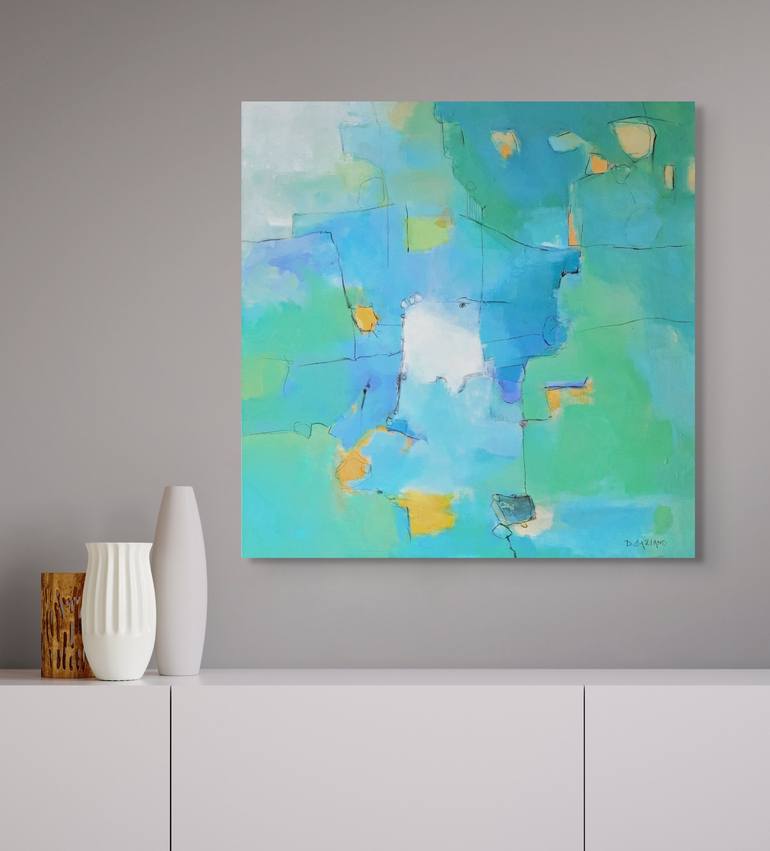 Original Abstract Painting by Dorothy Gaziano