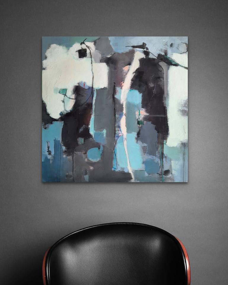 Original Fine Art Abstract Painting by Dorothy Gaziano