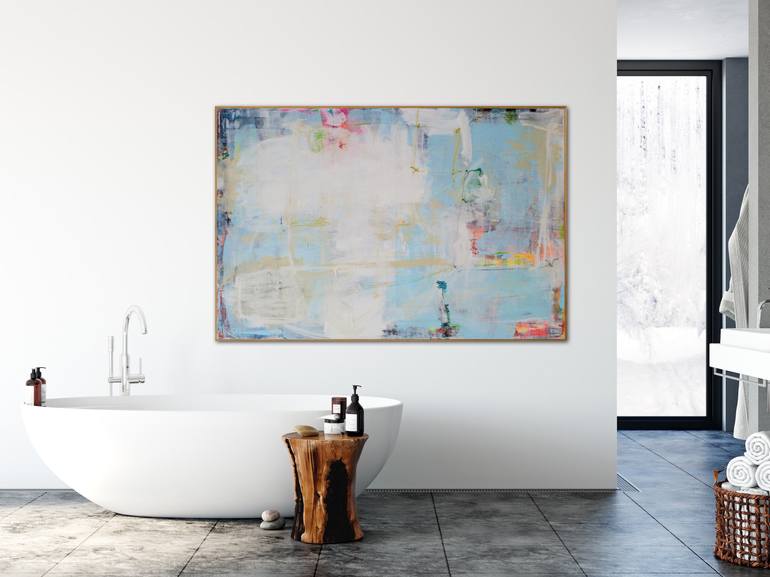 Original Abstract Expressionism Abstract Painting by Maike Barbara Maier
