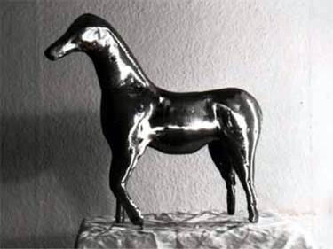Steel horse sculpture thumb