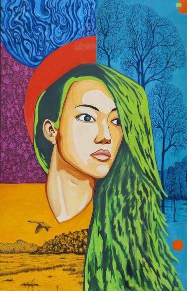 Original Contemporary Portrait Paintings by Mykola Ampilogov