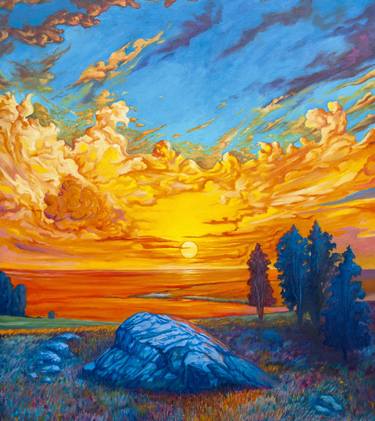 Original Contemporary Landscape Paintings by Mykola Ampilogov