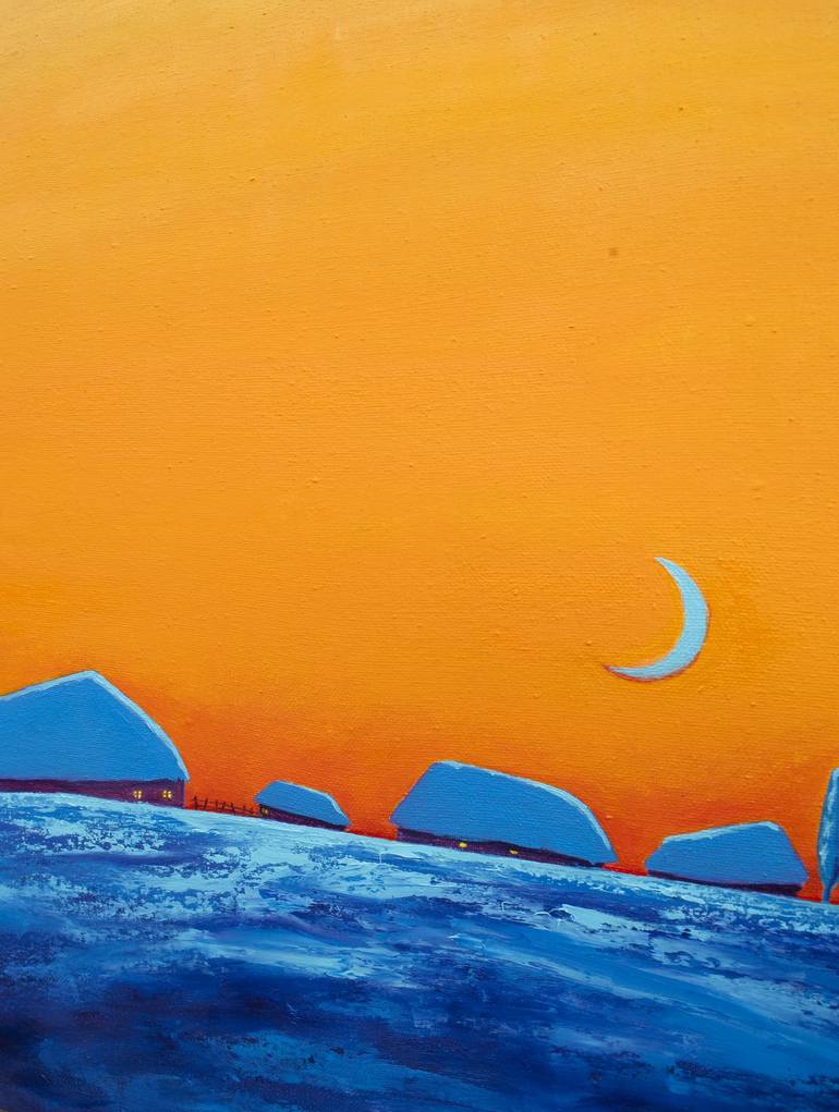 Original Contemporary Landscape Painting by Mykola Ampilogov