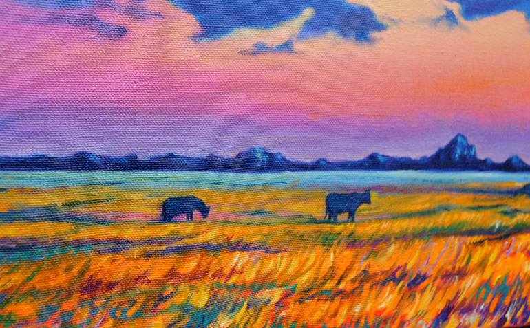 Original Contemporary Landscape Painting by Mykola Ampilogov