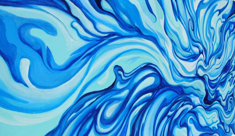 Original Abstract Expressionism Abstract Painting by Mykola Ampilogov