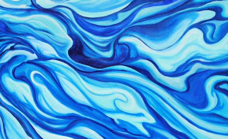 Original Abstract Expressionism Abstract Painting by Mykola Ampilogov
