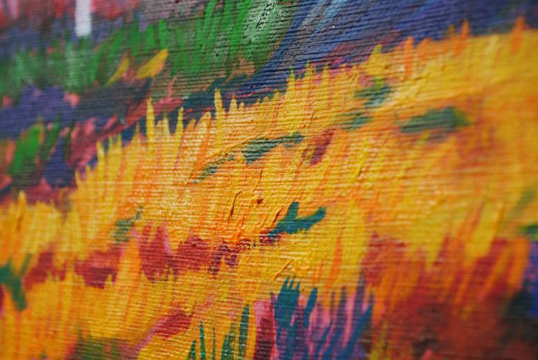 Original Fauvism Landscape Painting by Mykola Ampilogov