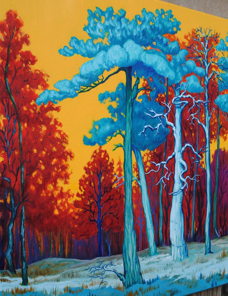 Original Contemporary Landscape Painting by Mykola Ampilogov