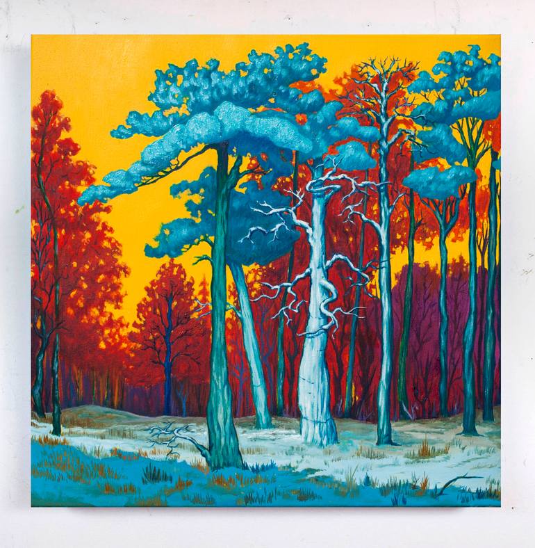 Original Contemporary Landscape Painting by Mykola Ampilogov