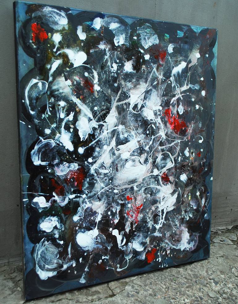 Original Expressionism Abstract Painting by Mykola Ampilogov