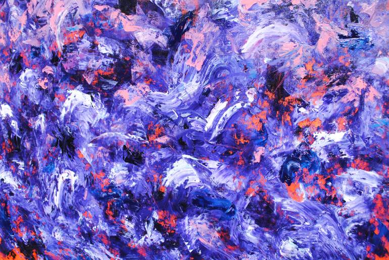 Original Abstract Expressionism Abstract Painting by Mykola Ampilogov