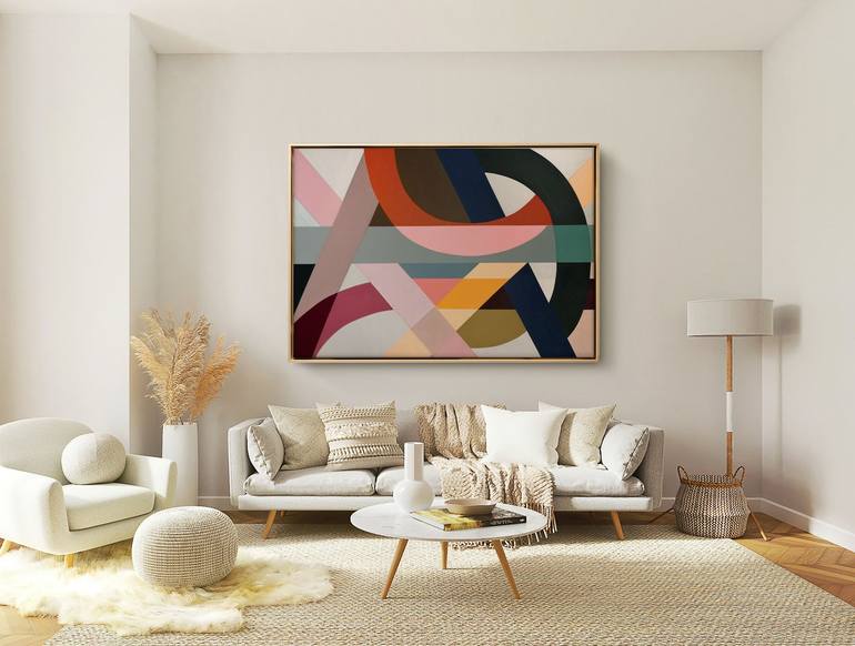 Original Abstract Painting by Daniel Bautista