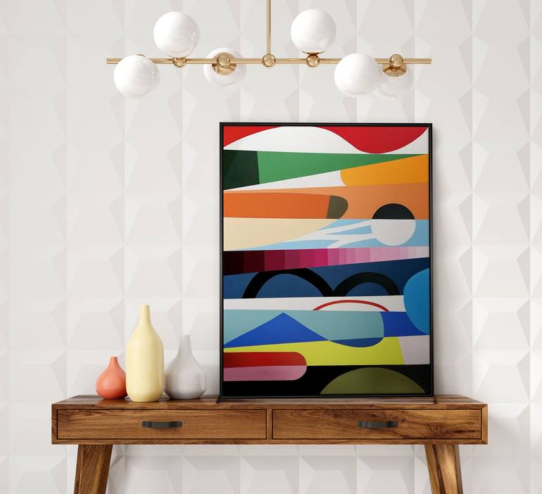 Original Contemporary Abstract Painting by Daniel Bautista