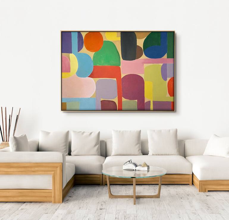 Original Abstract Painting by Daniel Bautista