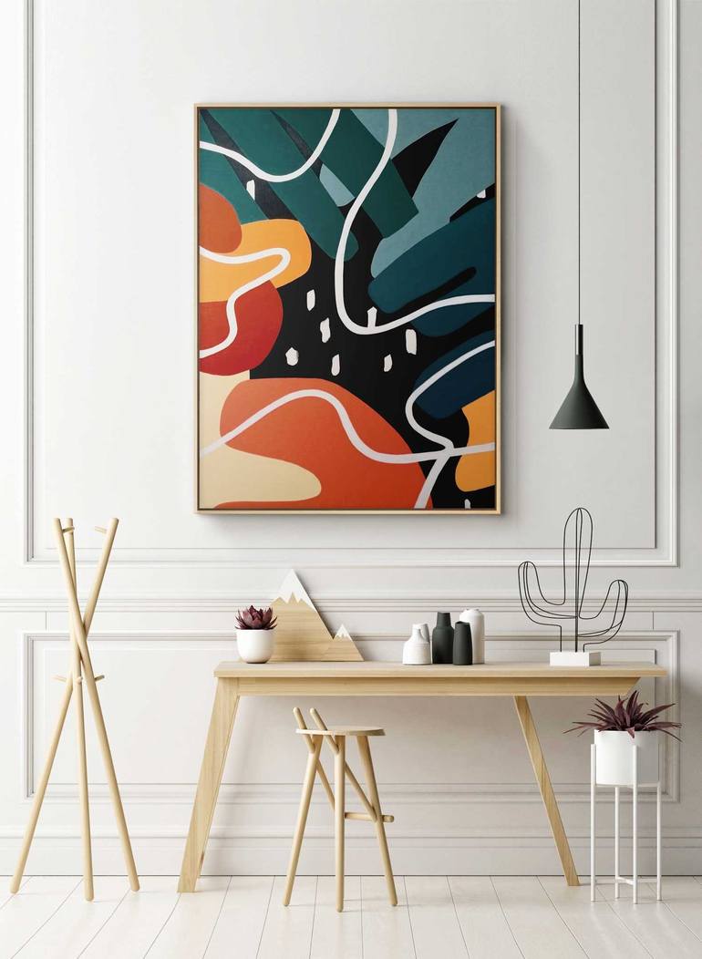 Original Modern Abstract Painting by Daniel Bautista