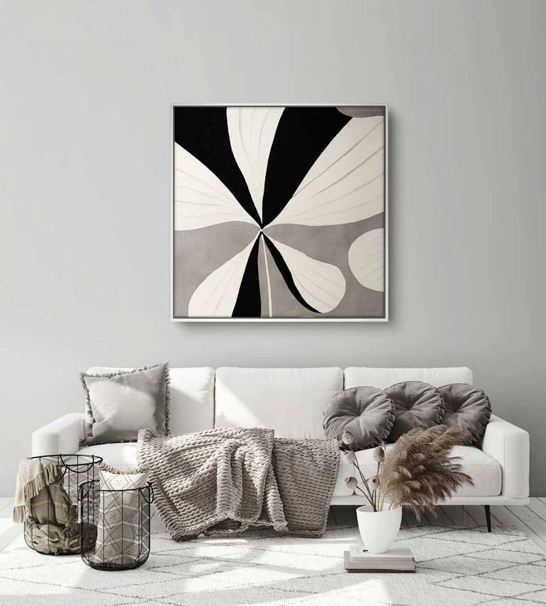 Original Art Deco Abstract Painting by Daniel Bautista