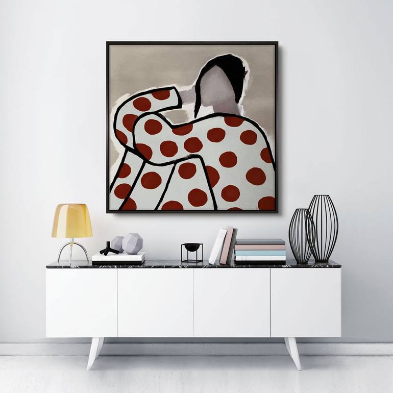 Original Abstract Expressionism Abstract Painting by Daniel Bautista