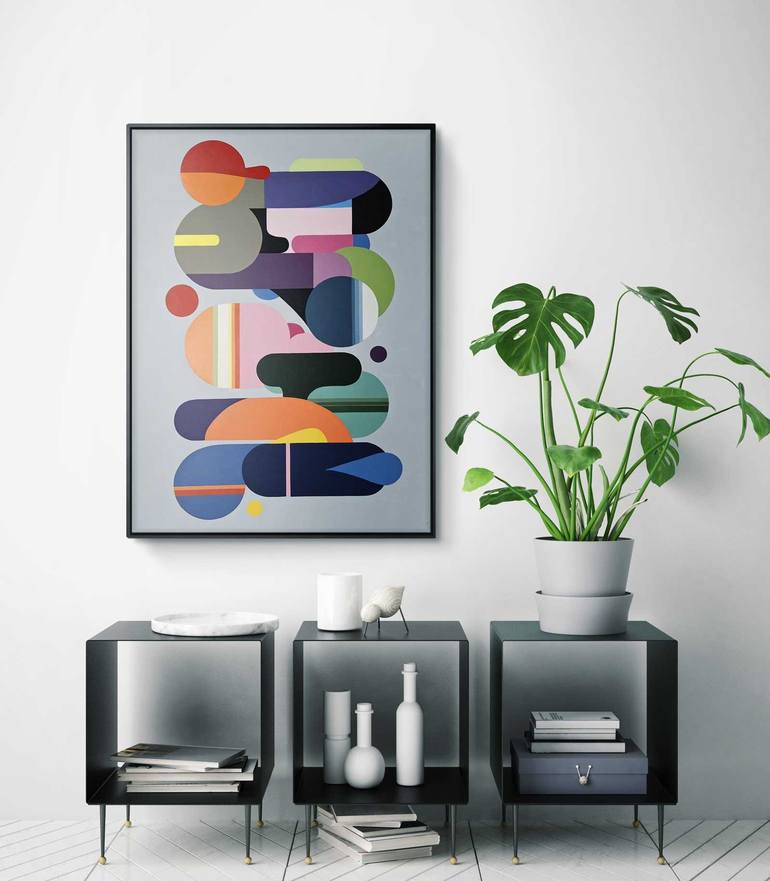 Original Contemporary Abstract Painting by Daniel Bautista