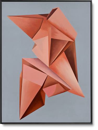 Original Cubism Abstract Painting by Daniel Bautista