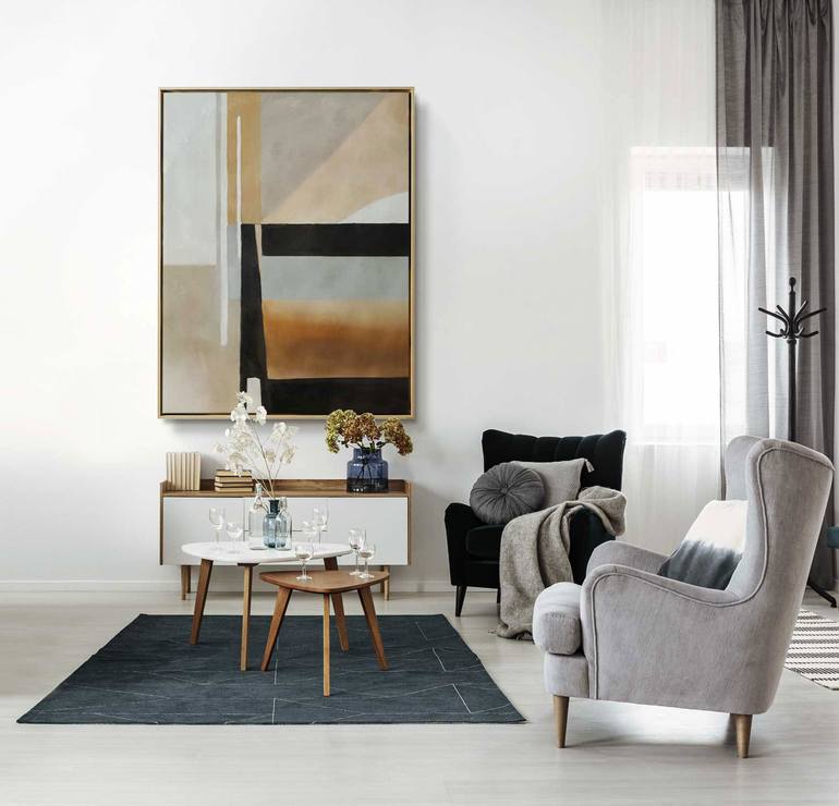 Original Abstract Expressionism Abstract Painting by Daniel Bautista