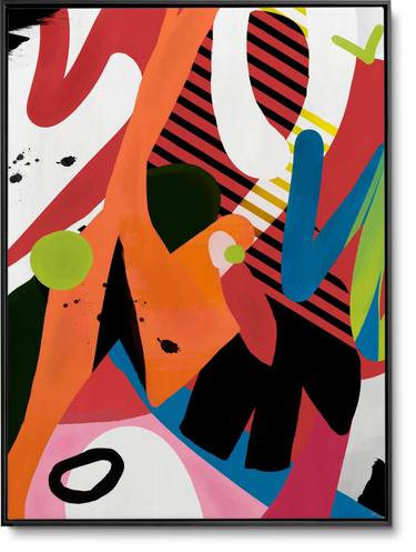 Original Abstract Expressionism Abstract Painting by Daniel Bautista